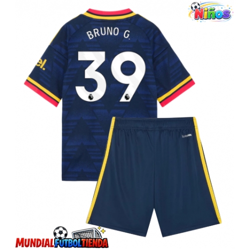 Camiseta Arsenal Bruno Guimaraes #39 Segunda Equipación Replica 2026-27 para niños mangas cortas (+ Pantalones cortos)